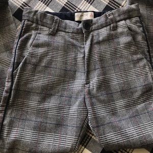 Zara boys checked trousers